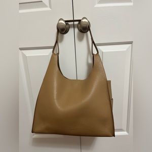 Cuyana Oversized Double Loop Bag in Cappuccino